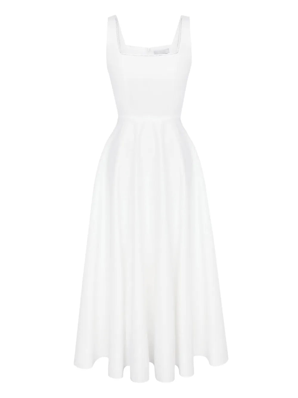 Post Meridiem Decorated Bodice Midi Dress