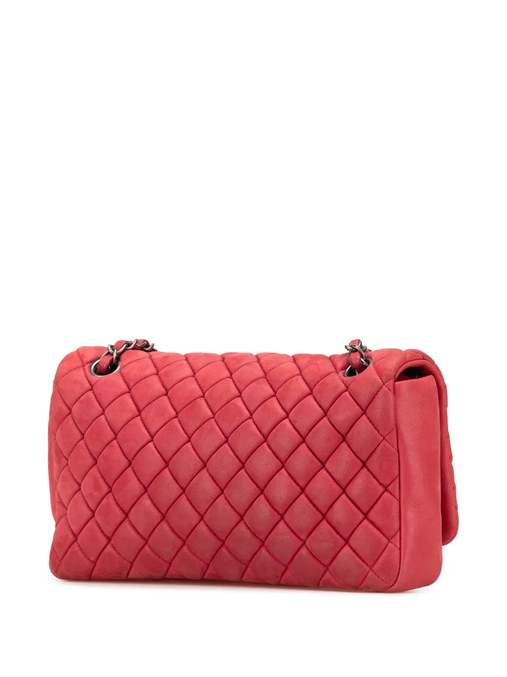 Chanel Pre Owned 2012 2013 Small Iridescent Calfskin New Bubble Flap Shoulder Bag
