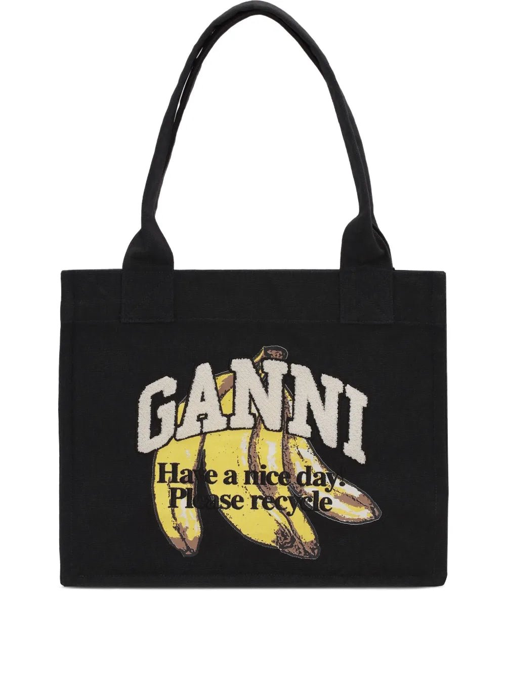 Ganni Cotton Shoulder Bag