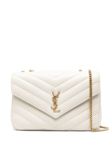 Saint Laurent Large Loulou Leather Shoulder Bag