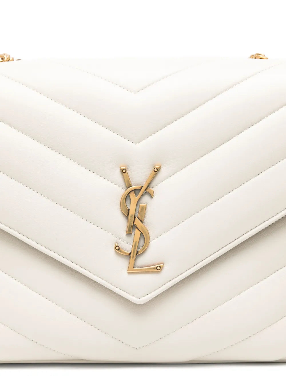 Saint Laurent Large Loulou Leather Shoulder Bag
