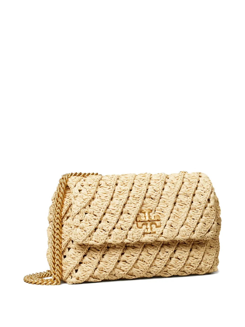 Tory Burch Kira Braided Straw Shoulder Bag