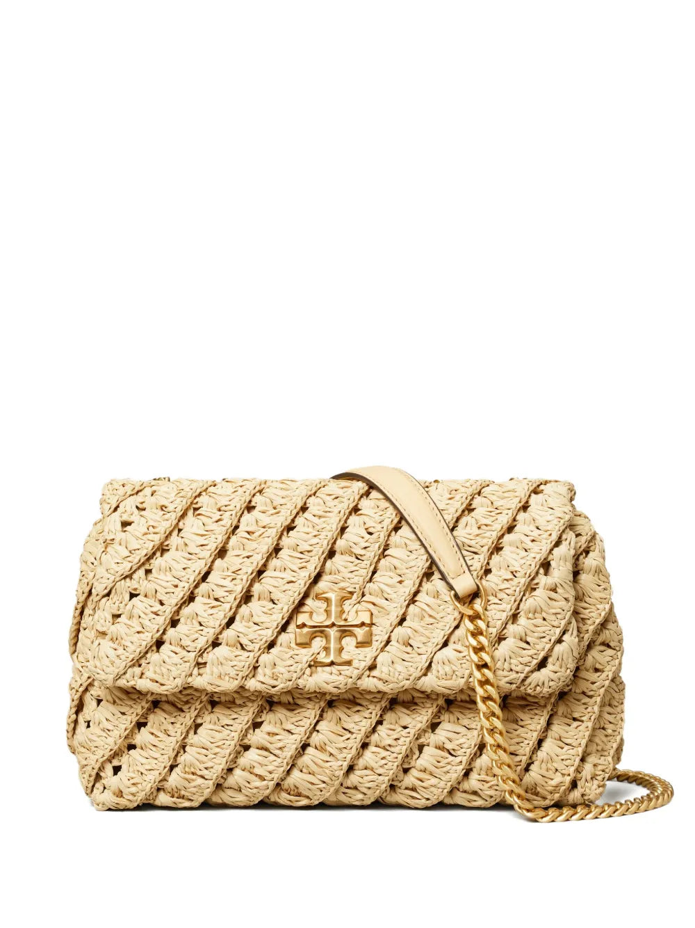 Tory Burch Kira Braided Straw Shoulder Bag