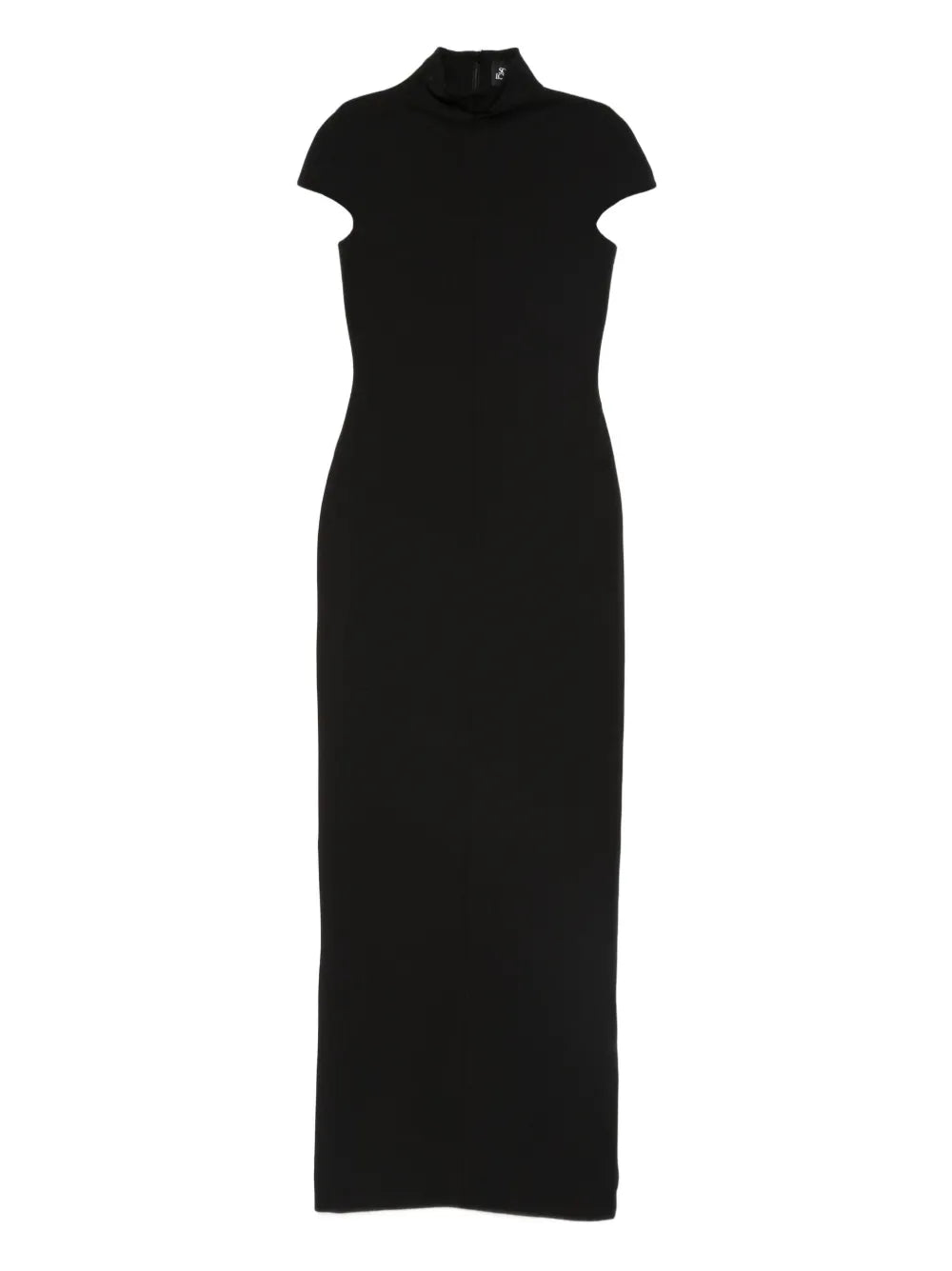 Solace London Lang High Neck Short Sleeve Maxi Dress