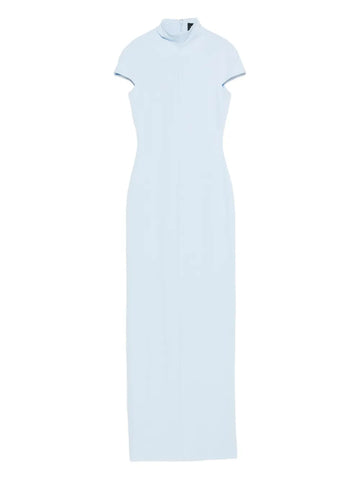 Solace London Lang Mock Neck Maxi Dress