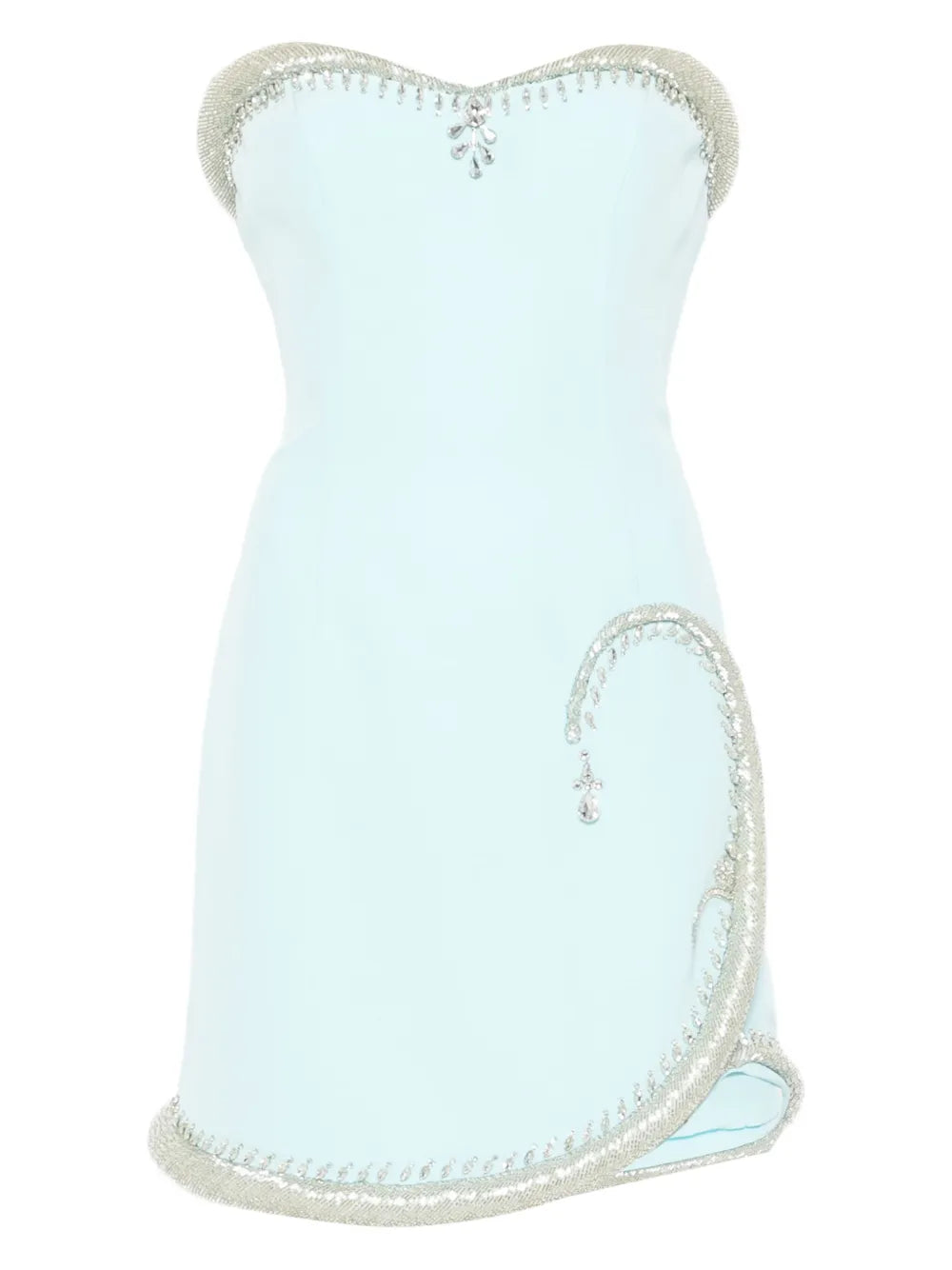 Georges Hobeika Embellished Strapless Dress