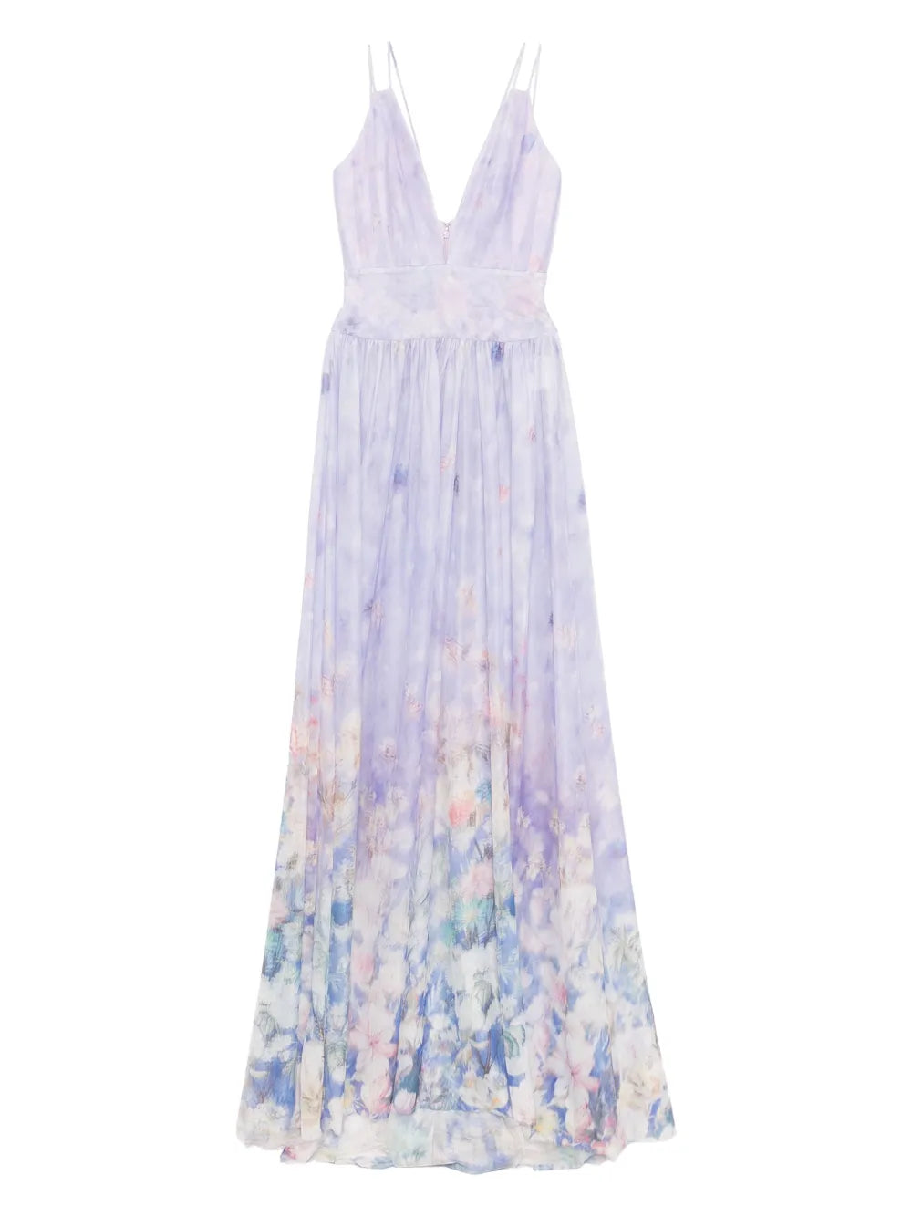 Saiid Kobeisy Floral Printed Long Dress