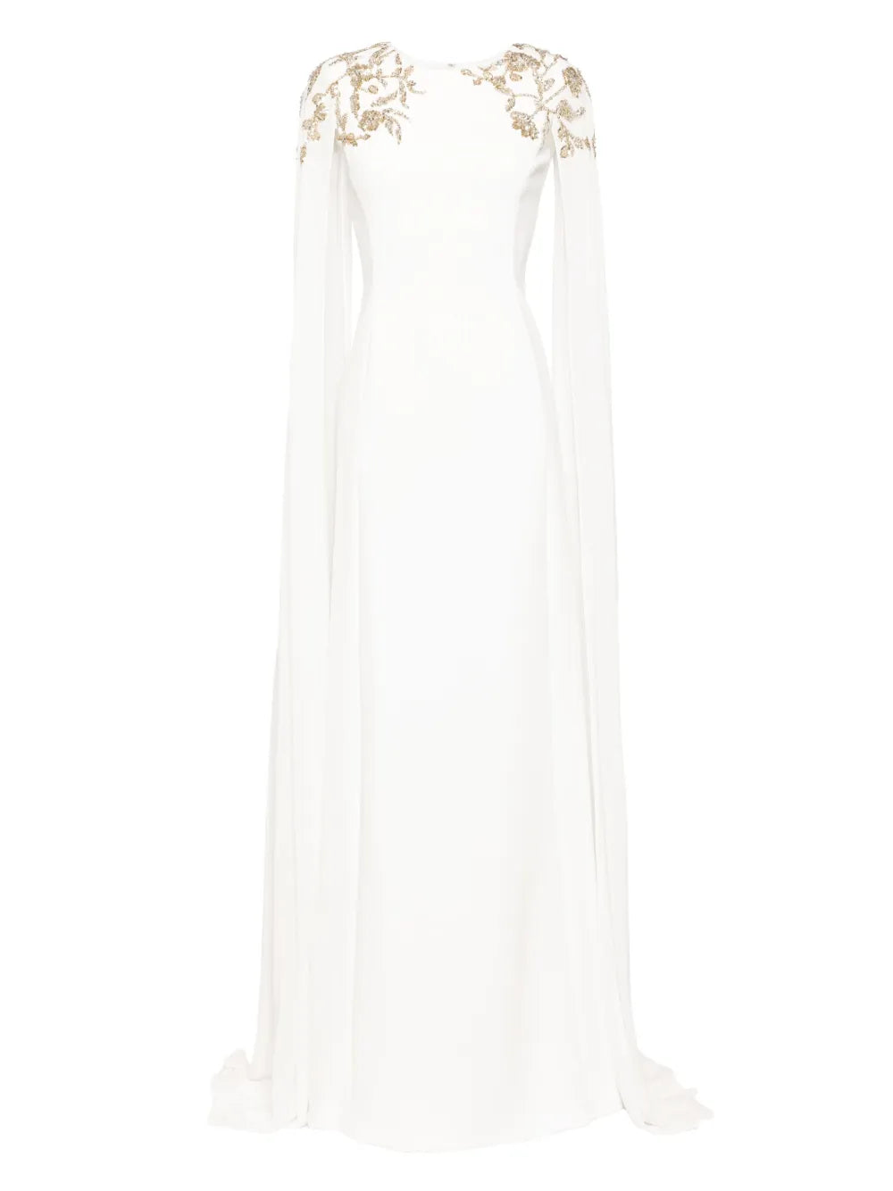 Saiid Kobeisy Embellished Crepe Kaftan Dress