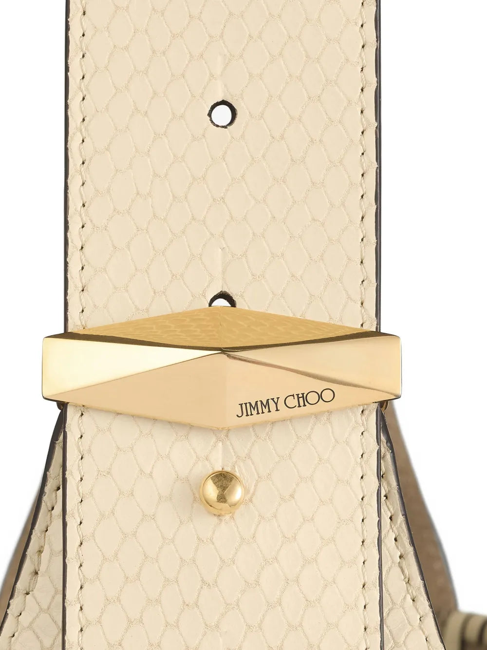 Jimmy Choo Medium Diamond Hobo Leather Shoulder Bag
