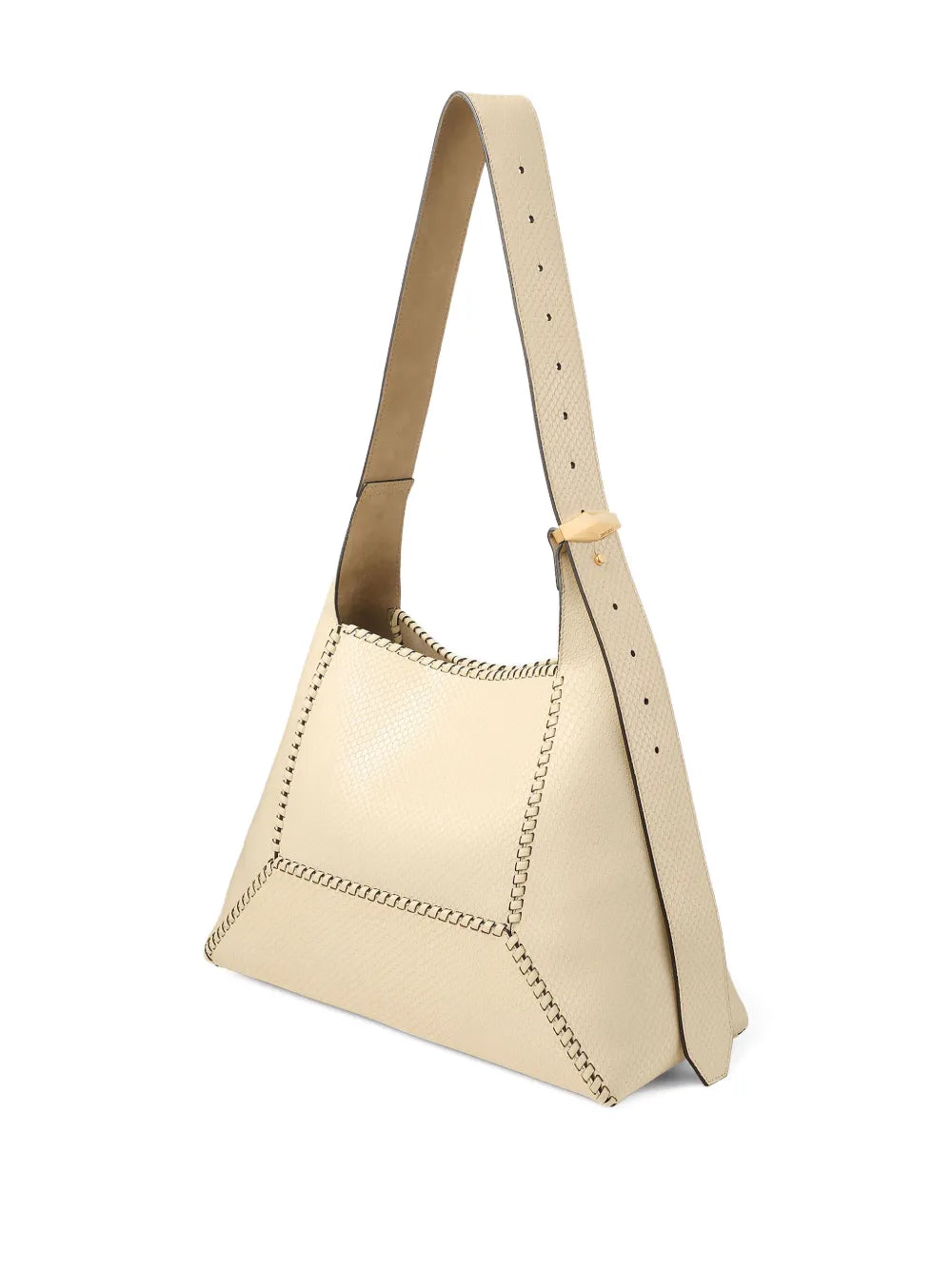 Jimmy Choo Medium Diamond Hobo Leather Shoulder Bag