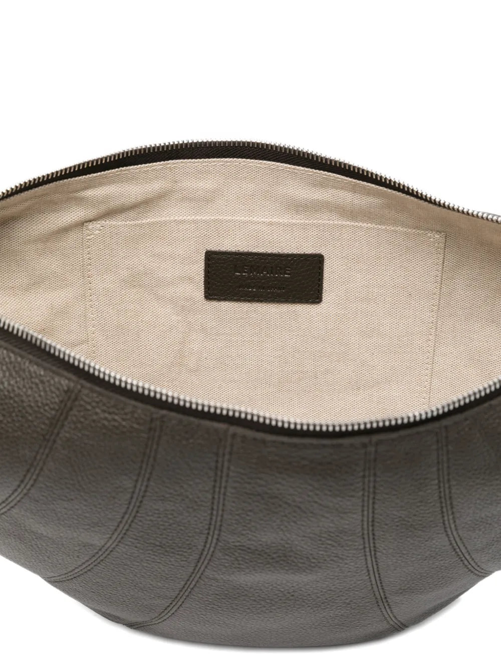 Lemaire Medium Croissant Leather Shoulder Bag