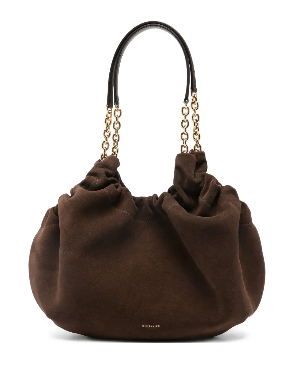 Demellier Midi Miami Suede Shoulder Bag