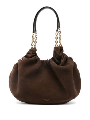 Demellier Midi Miami Suede Shoulder Bag