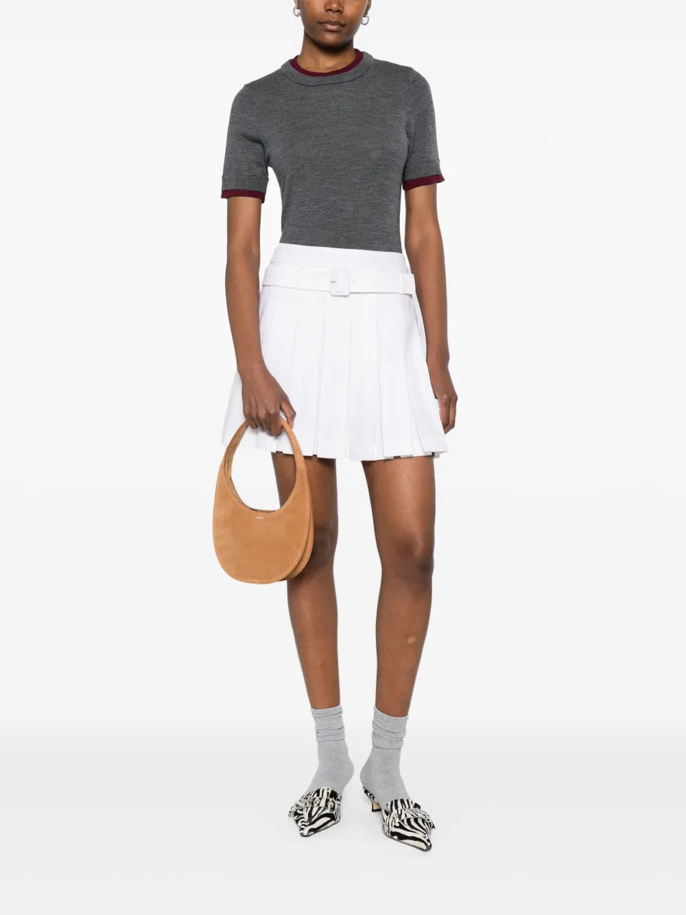 Coperni Small Suede Shoulder Bag