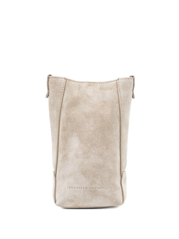 Brunello Cucinelli Suede Shoulder Bag