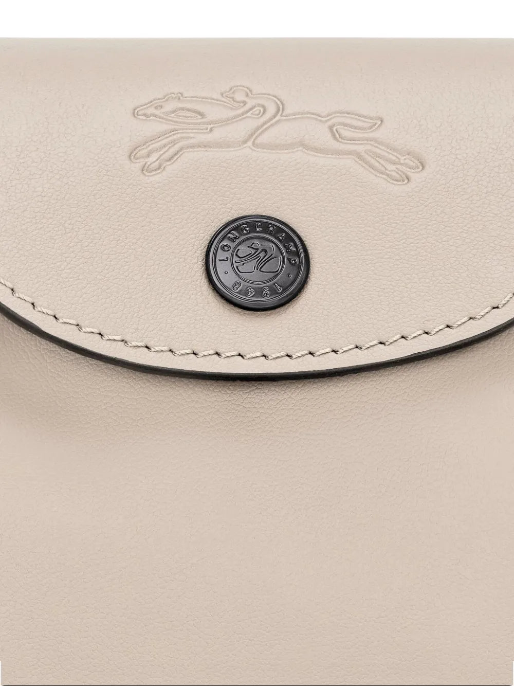 Longchamp Le Pilage Curved Leather Shoulder Bag