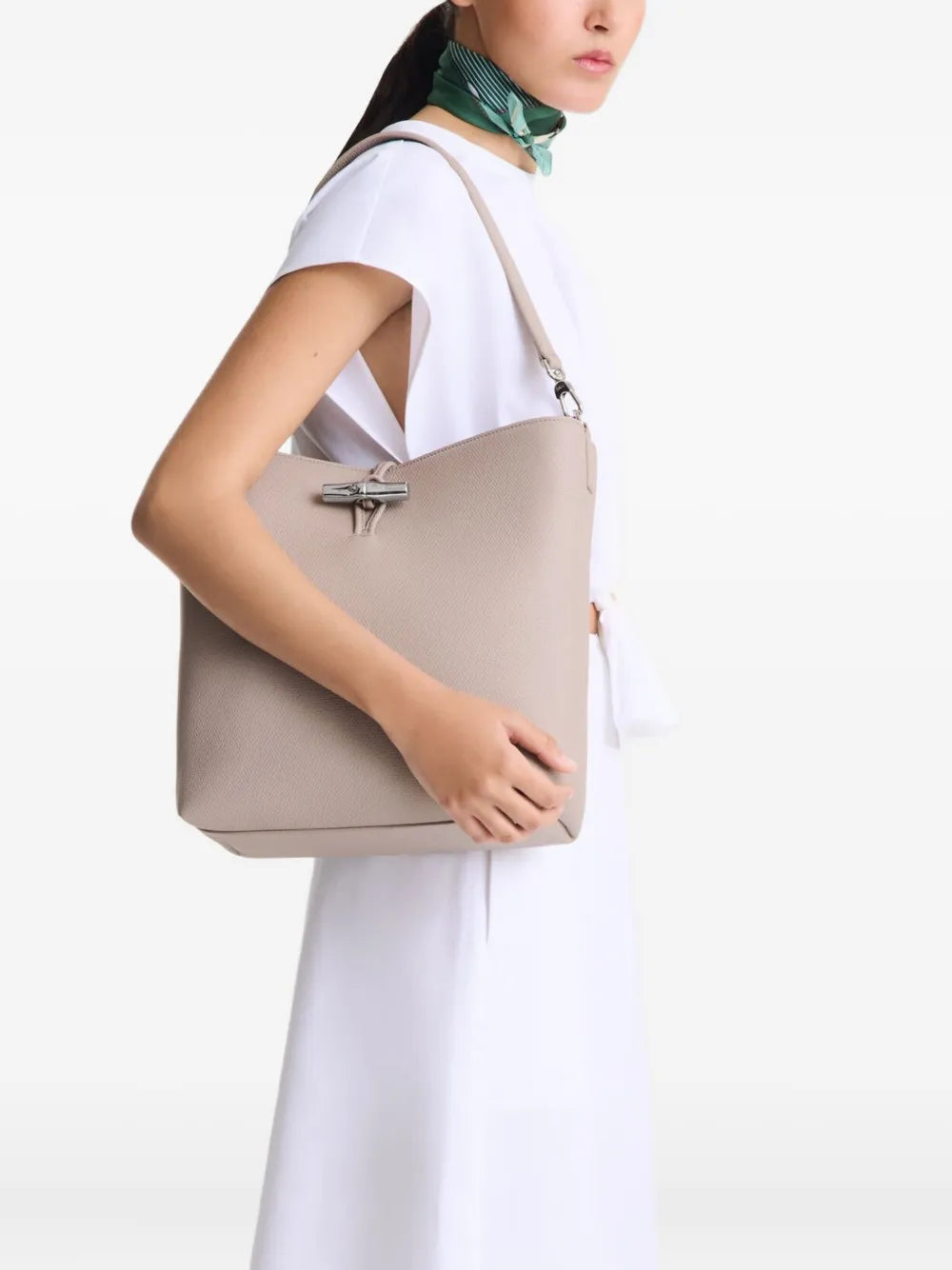 Longchamp Medium Le Roseau Shoulder Bag