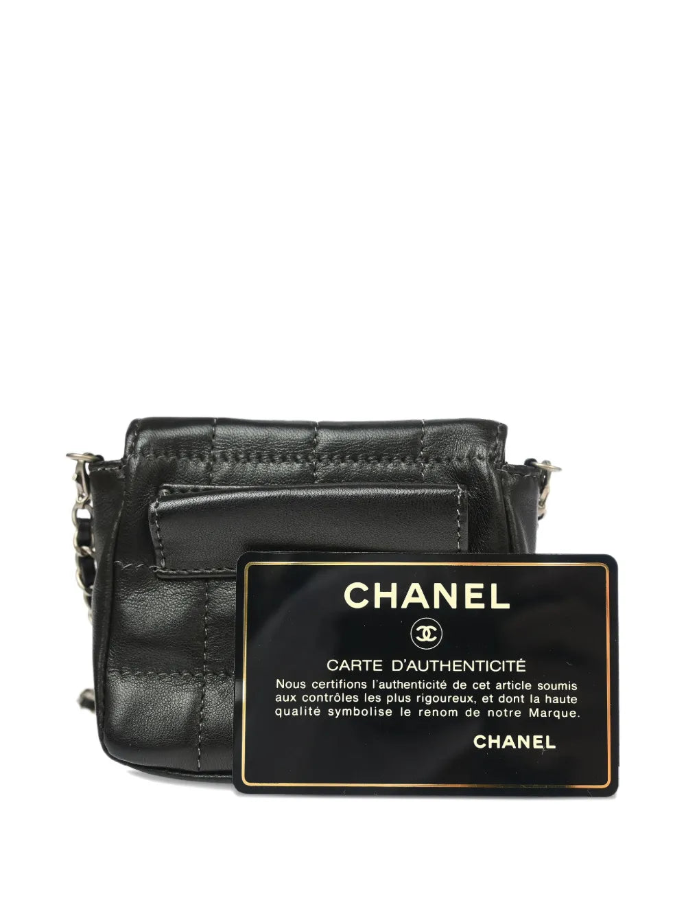 Chanel Pre Owned 2000 Micro Choco Bar Shoulder Bag