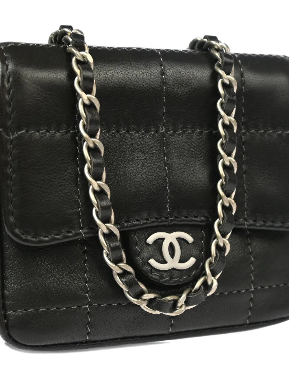 Chanel Pre Owned 2000 Micro Choco Bar Shoulder Bag