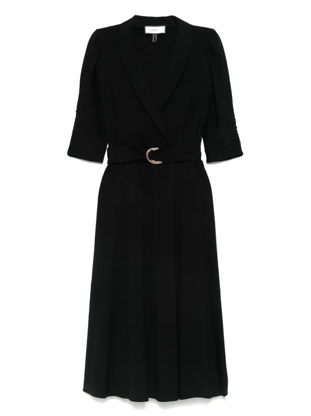 Nissa Belted Midi Dress