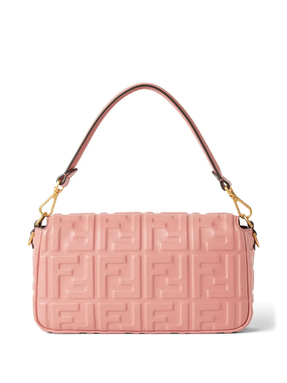 Fendi Medium Baguette Ff Logo Quilted Shoulder Bag