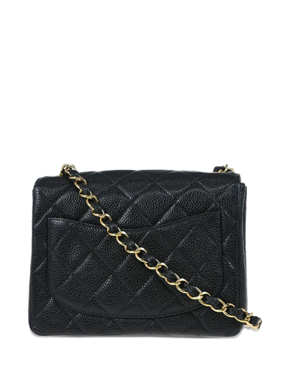 Chanel Pre Owned 2002 Mini Classic Square Flap Shoulder Bag