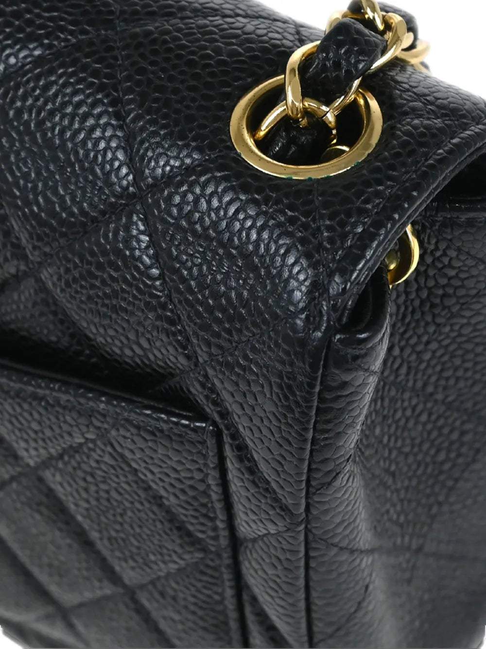 Chanel Pre Owned 2002 Mini Classic Square Flap Shoulder Bag