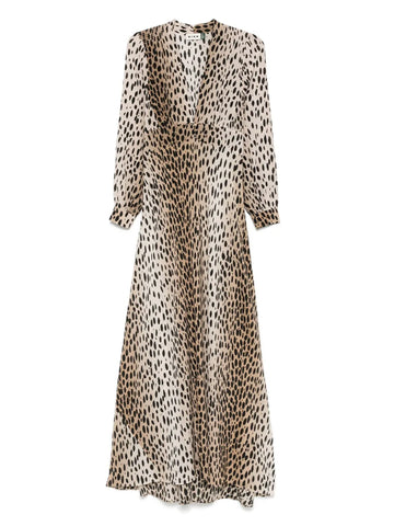 Rixo V Neck Dress