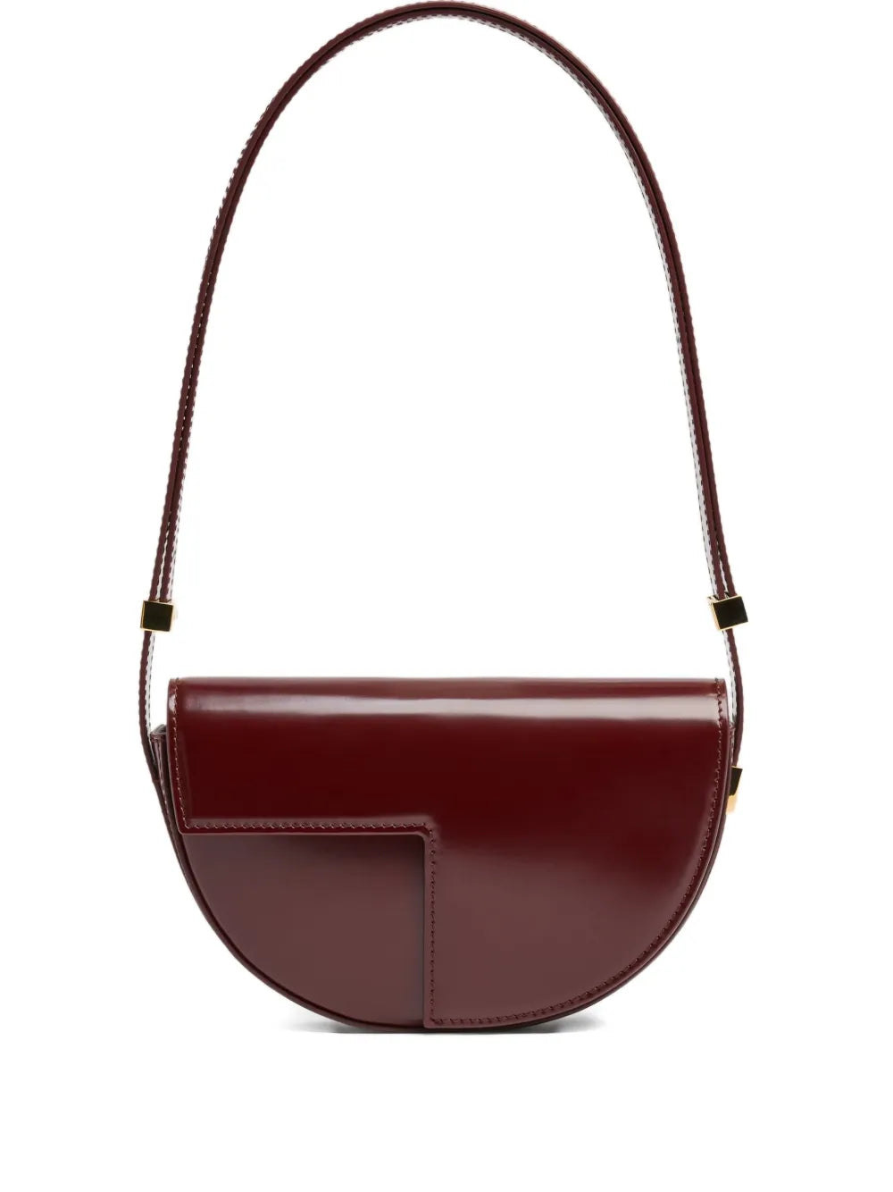 Patou Le Patou Half Moon Leather Shoulder Bag