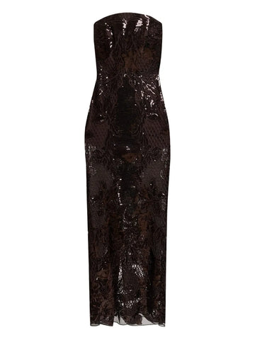 Elie Saab Sequin Midi Dress