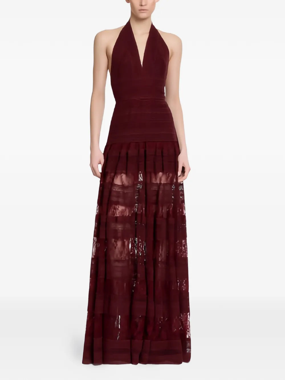 Elie Saab Lace Halterneck Elie Saab Dress