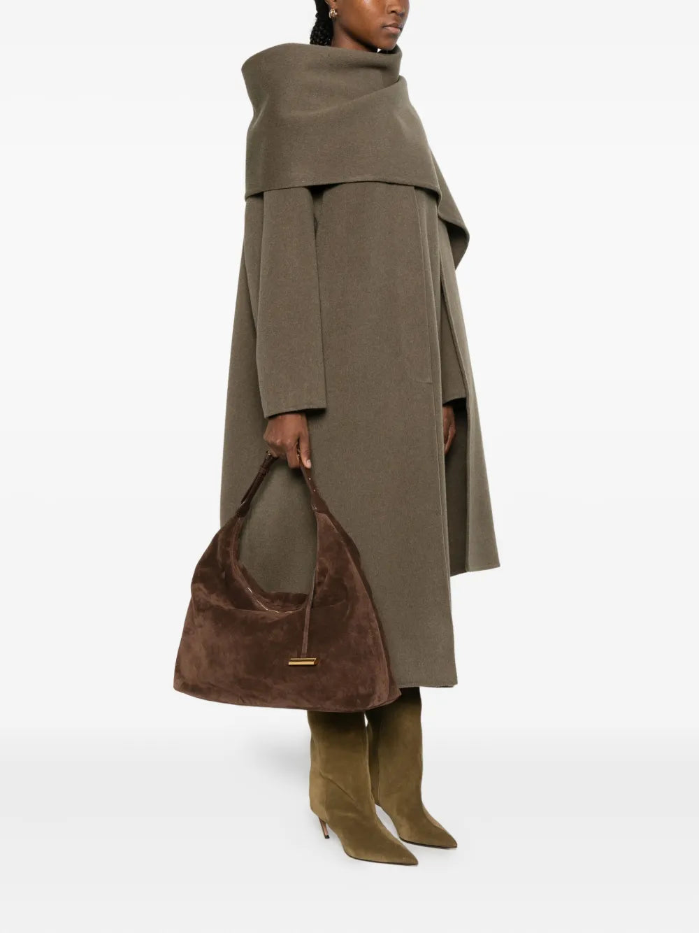 Liffner Suede Shoulder Bag