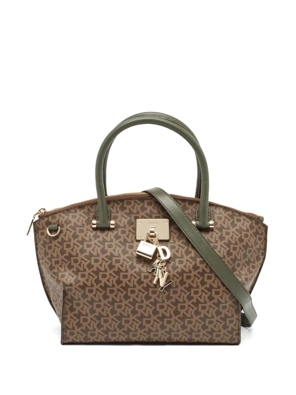 Dkny Vintage Pre Owned Monogram Shoulder Bag