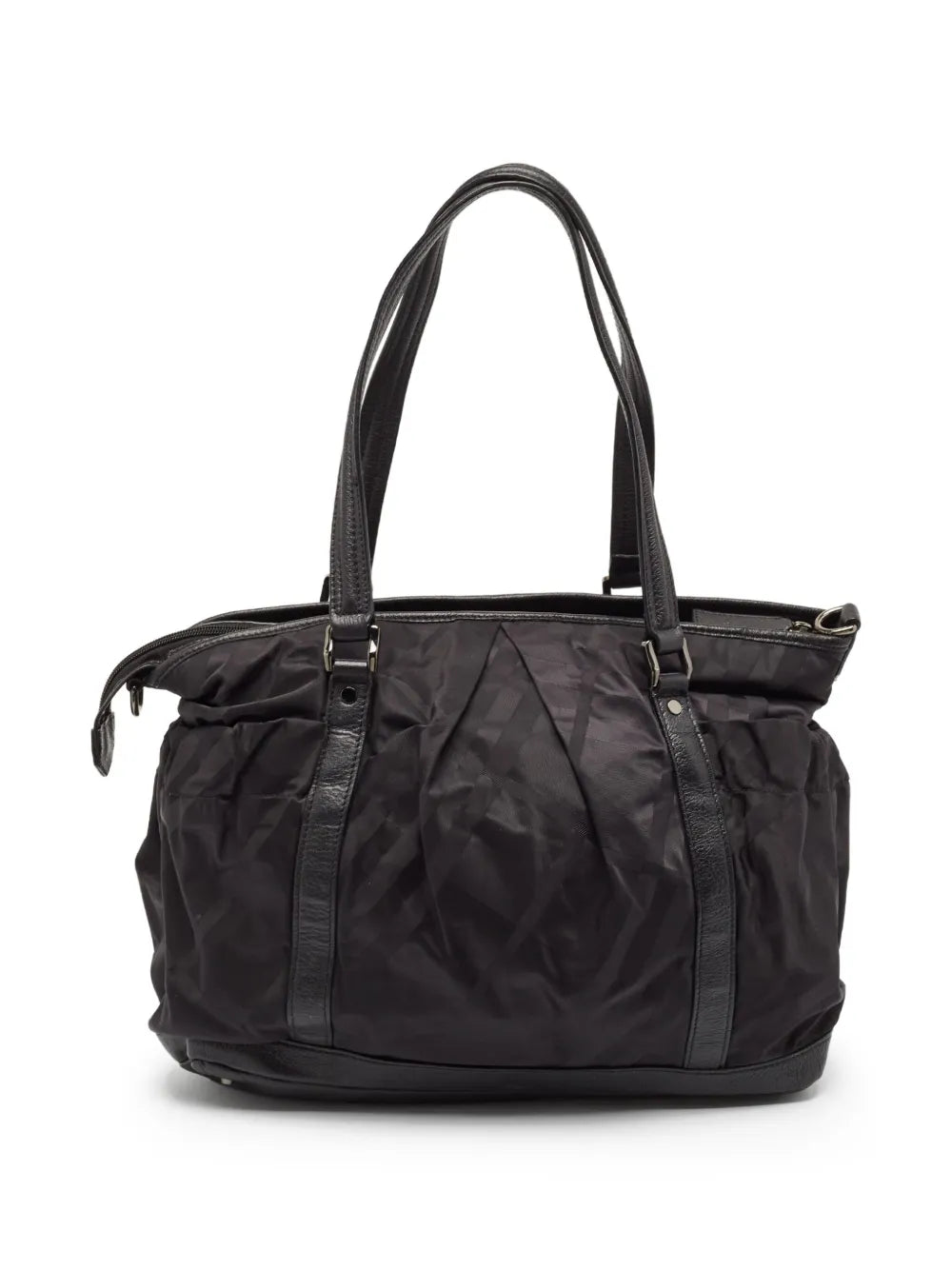 Burberry Pre Owned Leather Diaper Bag