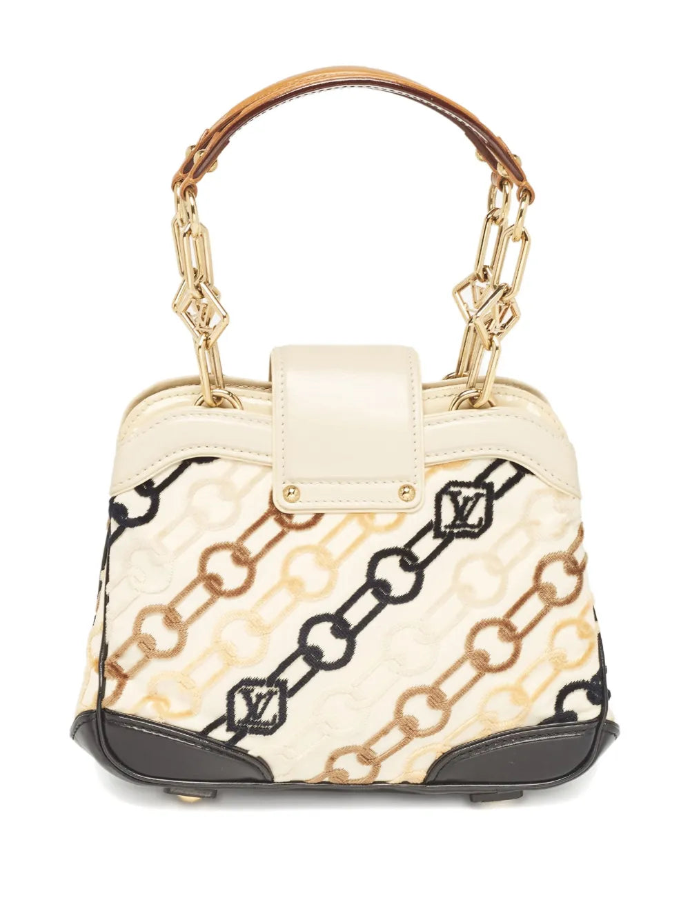 Louis Vuitton Pre Owned Tricolor Monogram Chain Bag