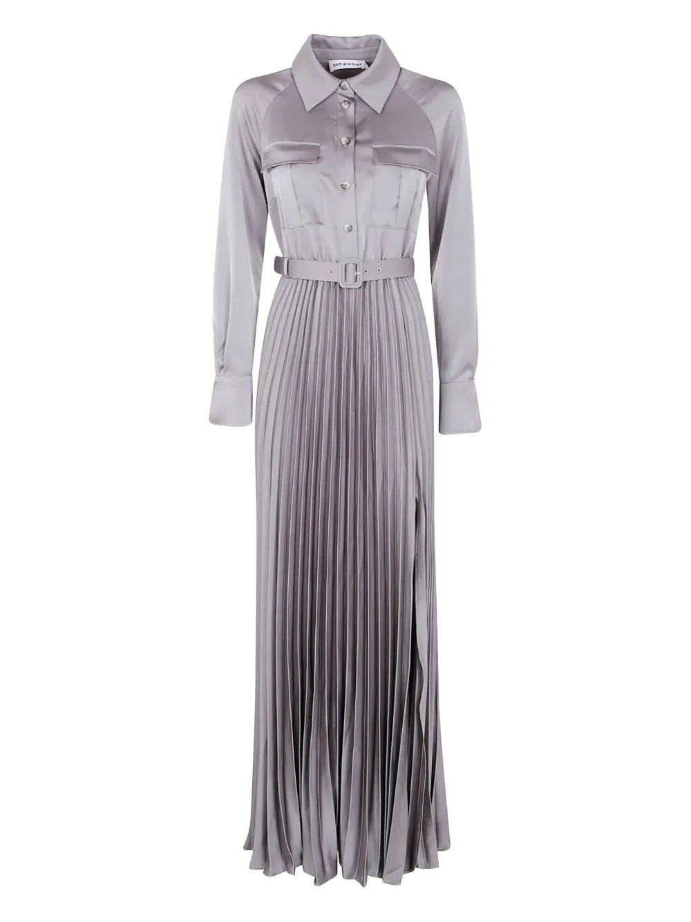 Self Portrait Pleated Shirt Dress