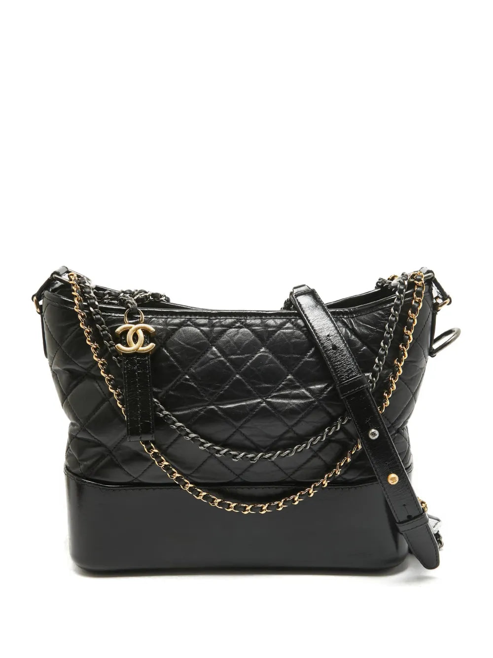 Chanel Pre Owned Gabrielle Quilted Hobo Bag