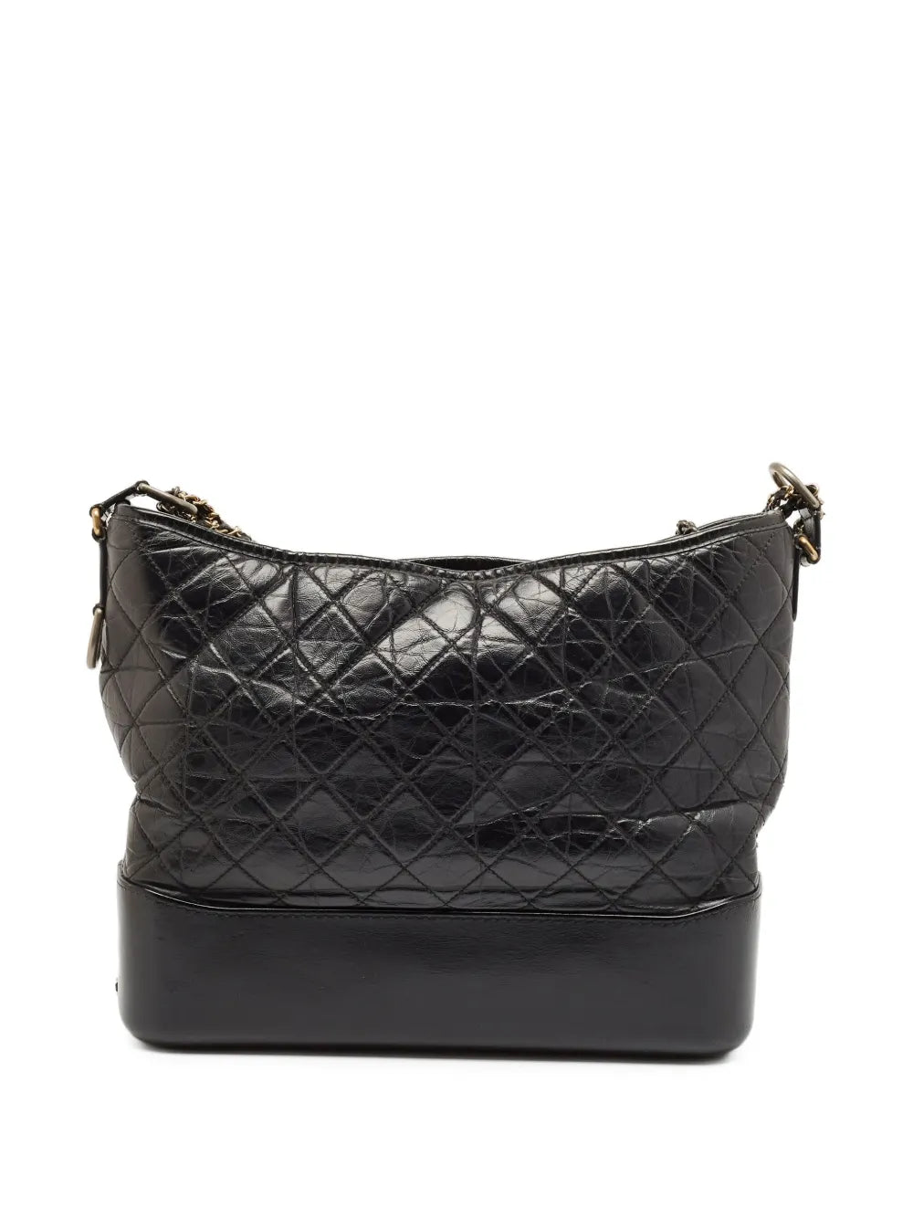 Chanel Pre Owned Gabrielle Quilted Leather Shoulder Bag