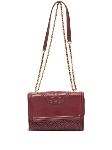Tory Burch Pre Owned Diamond Quilting Leather Shoulder Bag