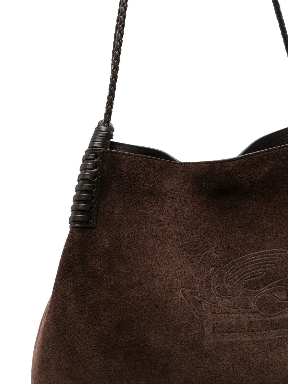 Etro Suede Shoulder Bag
