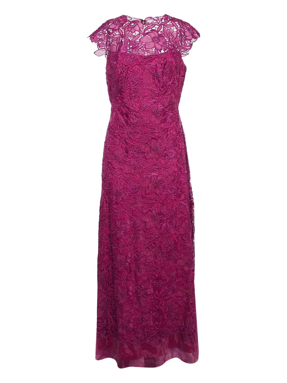 Tadashi Shoji Pre Owned Floral Lace Dress