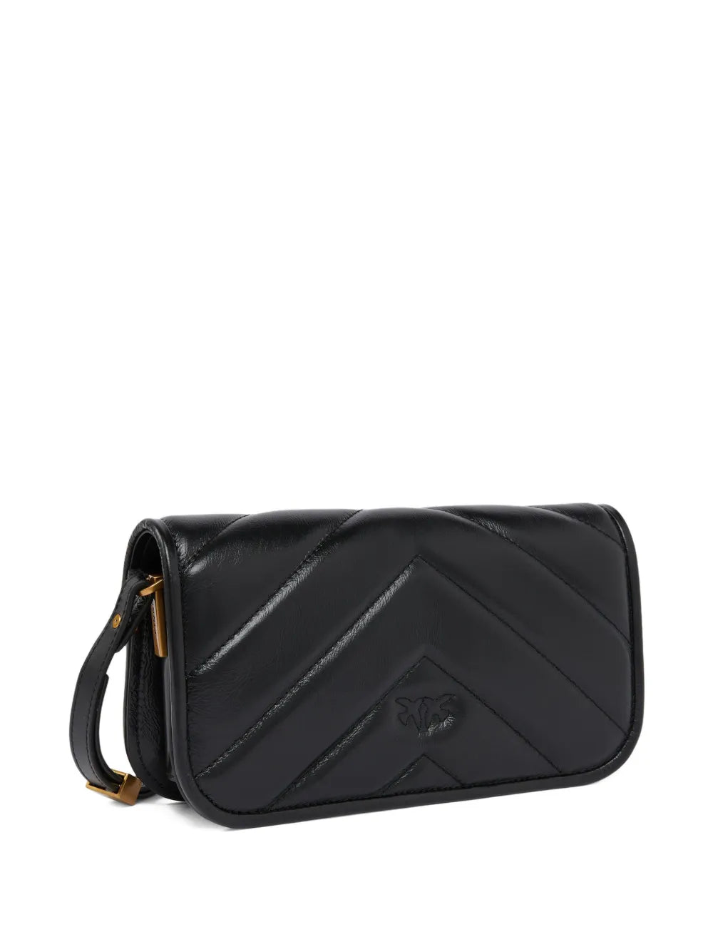 Pinko Love Bird Buckle Shoulder Bag