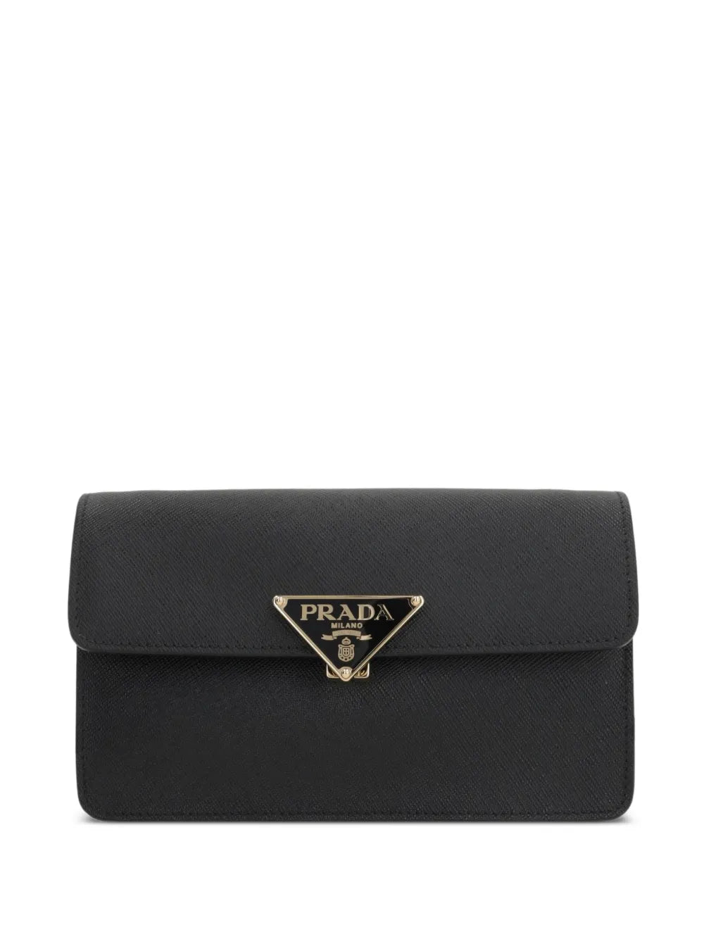 Prada Saffiano Leather Triangle Logo Mini Bag