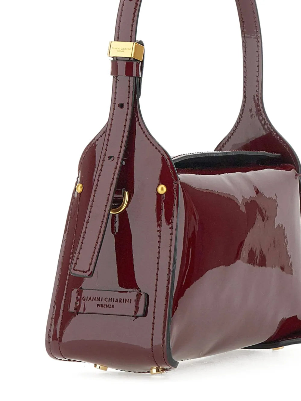 Gianni Chiarini Patent Finish Leather Shoulder Bag
