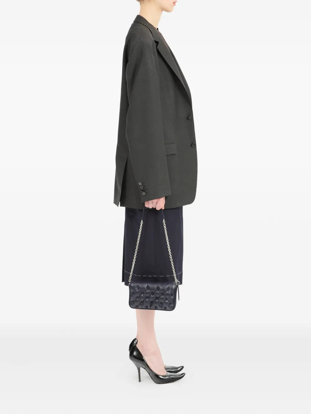 Maison Margiela Mini Glam Slam Quilted Chain Shoulder Bag