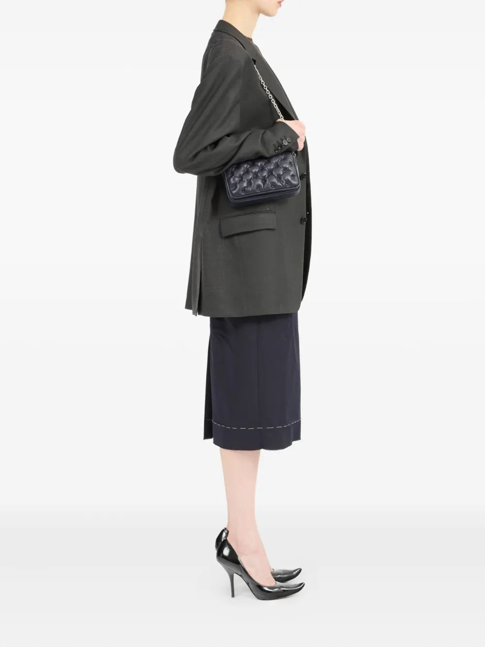 Maison Margiela Mini Glam Slam Quilted Chain Shoulder Bag