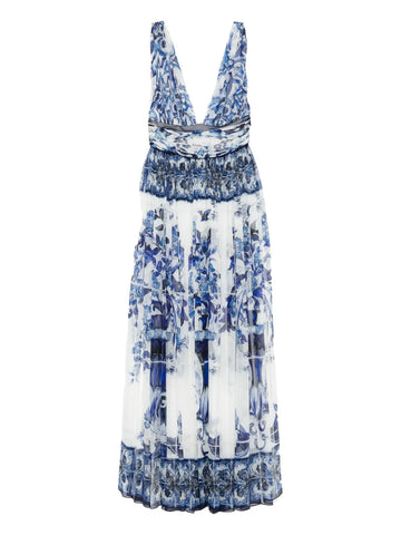 Dolce Gabbana Floral Print Dress