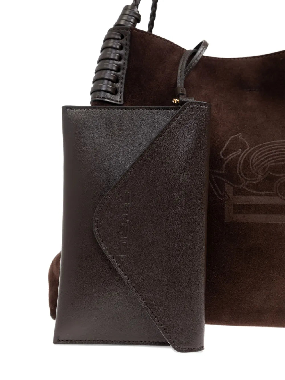 Etro Suede Shoulder Bag