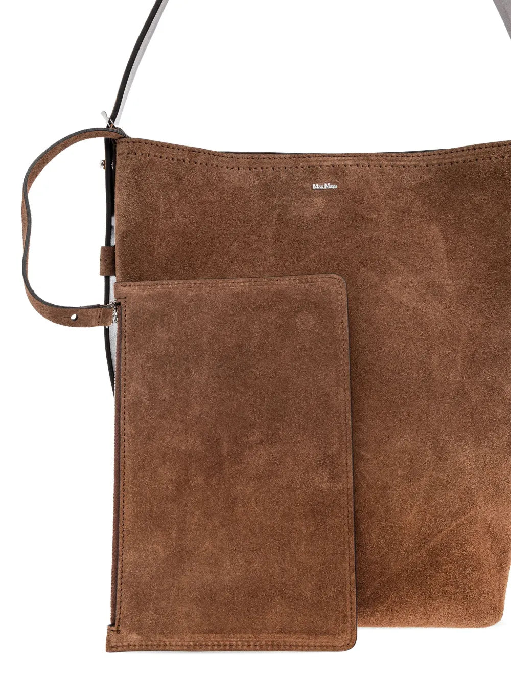 Max Mara Archeti Suede Shoulder Bag