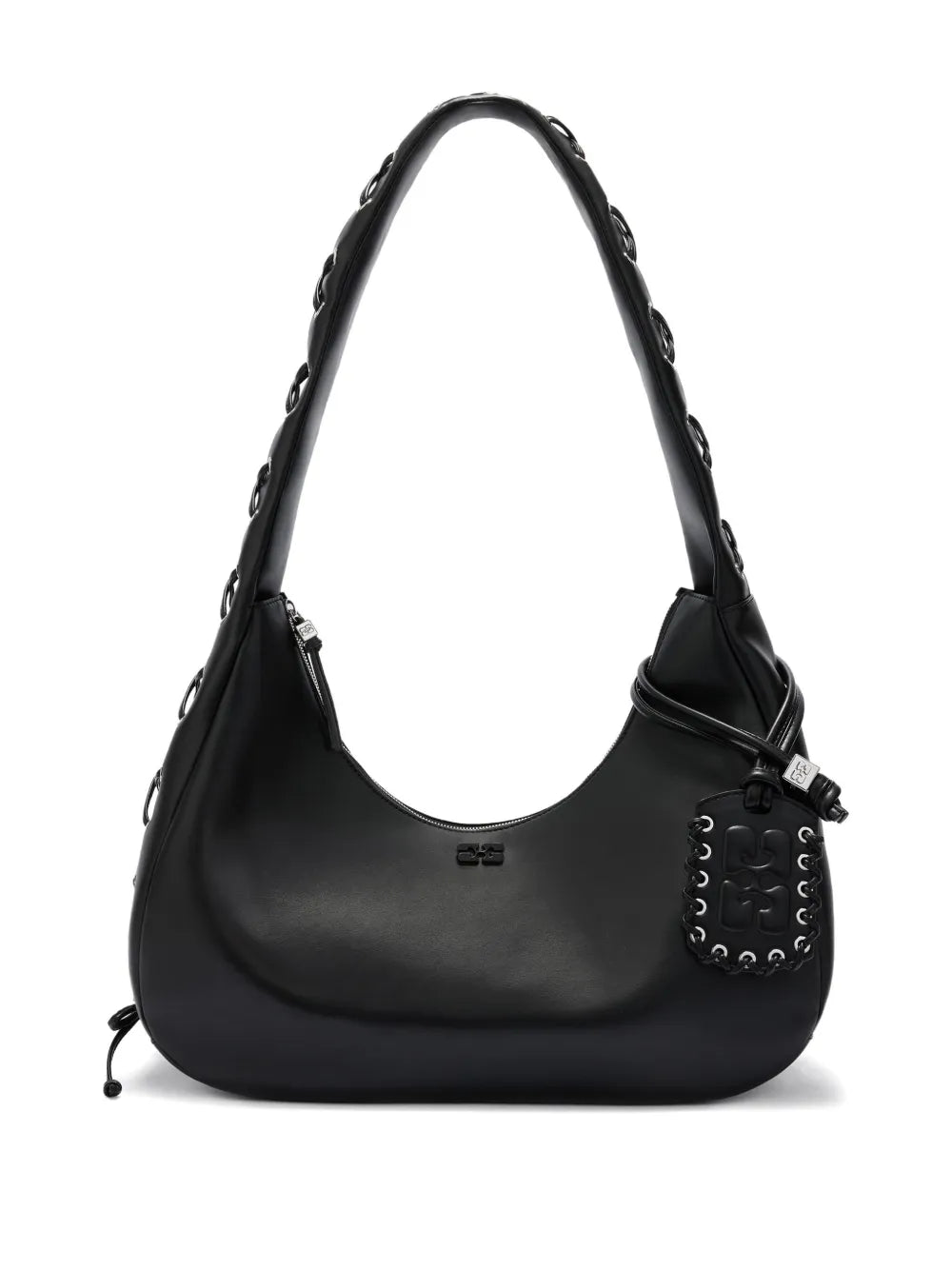 Ganni Hobo Medium Laces Shoulder Bag